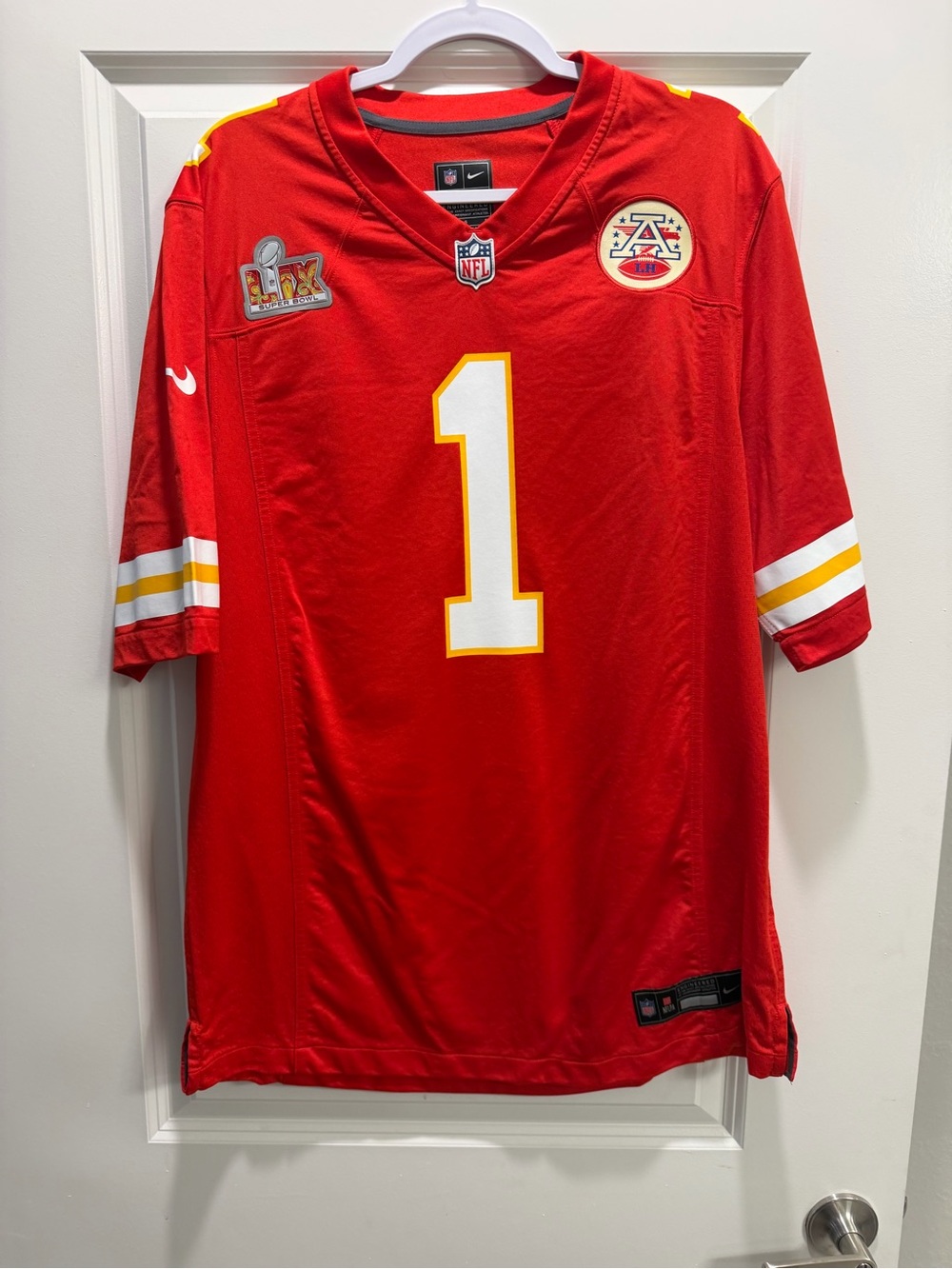 KC chiefs Super Bowl jersey